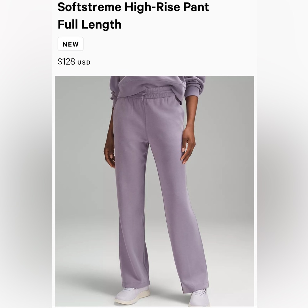 Lululemon softstreme pants size 0